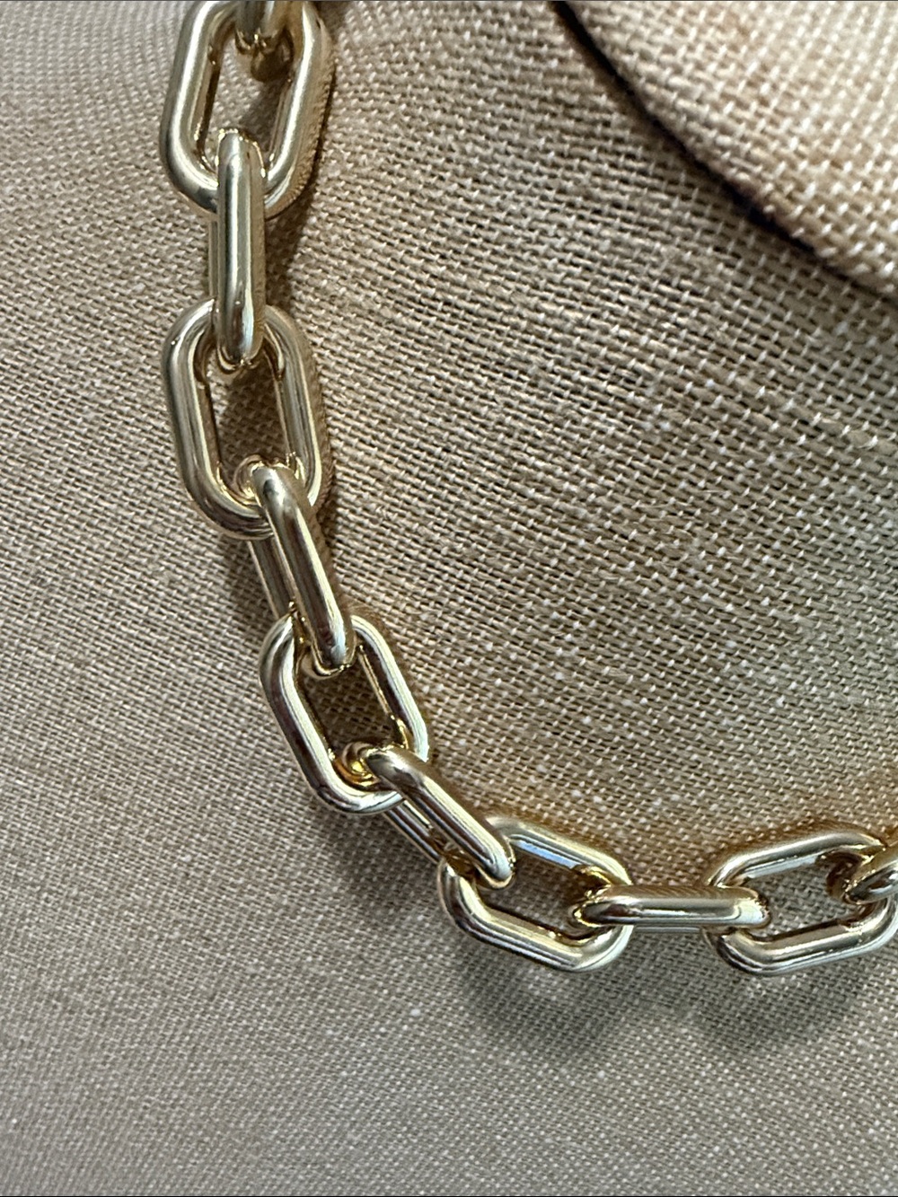 J.Crew gold-tone chunky chain necklace; NEW! - Picture 8 of 9